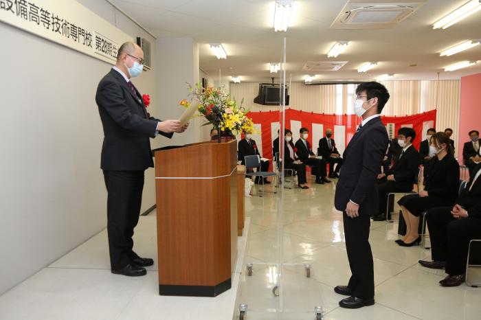 愛知県知事賞　長岡　耕平さん　　　　　（小島設備工業㈱）